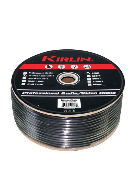Rollo Cable Microfono 100 mts Kirlin MBC-24-0