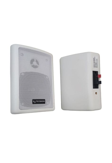 Parlantes Ambientales Tecshow DOME W4.5 Blanco (par)-1