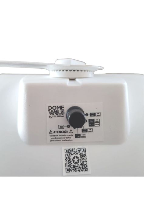 Parlantes Ambientales Tecshow DOME W6.5 Blanco (par)-4