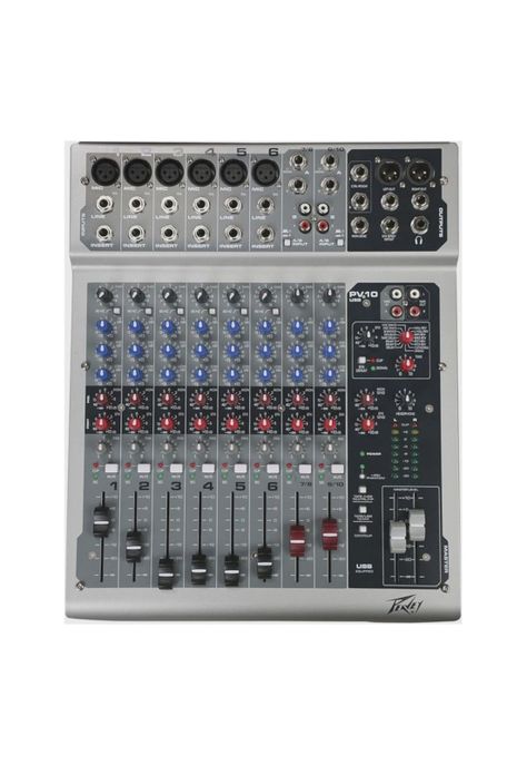 Mixer Análogo 10 canales Peavey PV10 USB-0