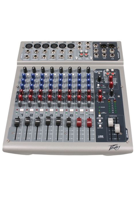 Mixer Análogo 10 canales Peavey PV10 USB-1