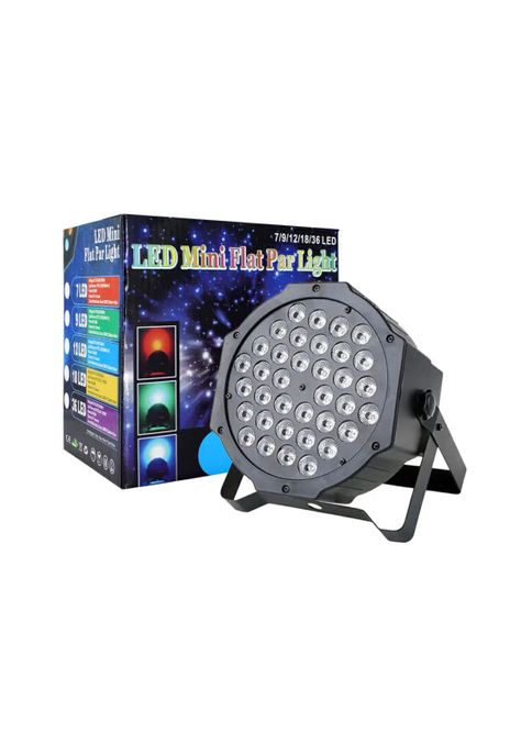 Foco Led RGB Mekse Mini Flat Par Light 36-1
