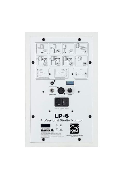 Monitor Estudio Kali Audio LP-6 White (Unidad)-3
