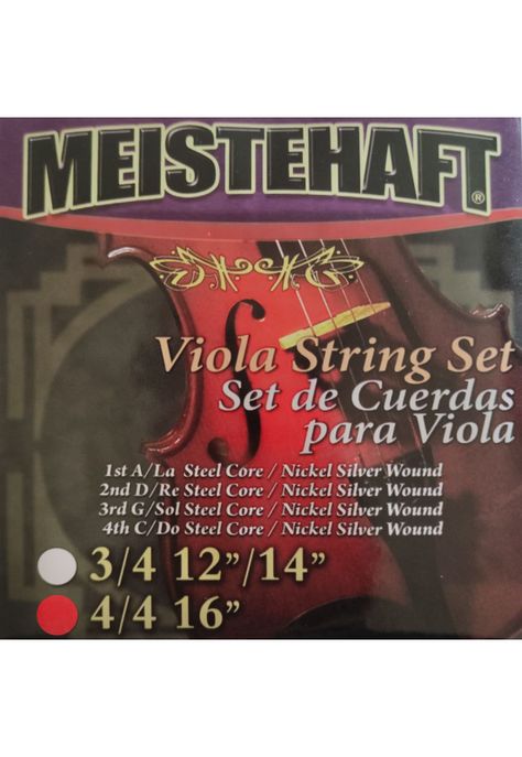 Set de cuerdas para viola 4/4 Meistehaft 082GAC7870-0