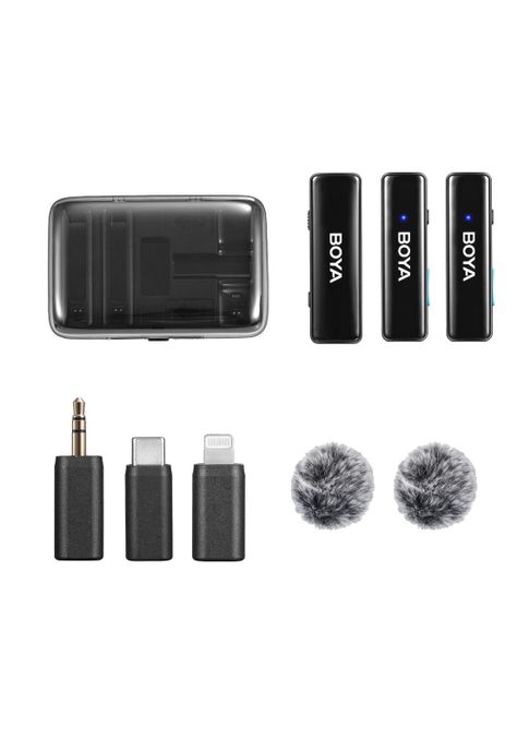 Sistema de microfono inalambrico doble Boya BOYALINK-4