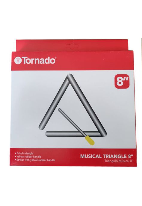 Triangulo de 8 pulgadas Tornado ET008-1