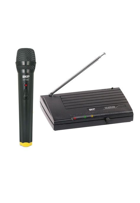 Sistema Microfono Inalambrico de Mano SKP VHF-695-0