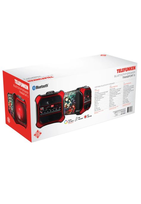 Parlante portatil bluetooth Telefunken TRANSPORT 5-4