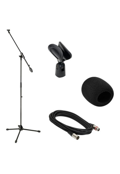 Pack de Accesorios Microfono Samson MK5 Stand BK-0