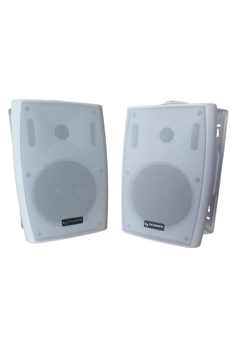 Parlantes Ambientales Tecshow DOME W5 Blanco (par)-0