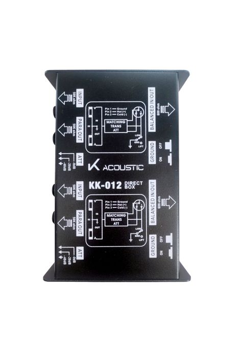 Caja Directa Pasiva Doble K-Acoustic KK-012-0