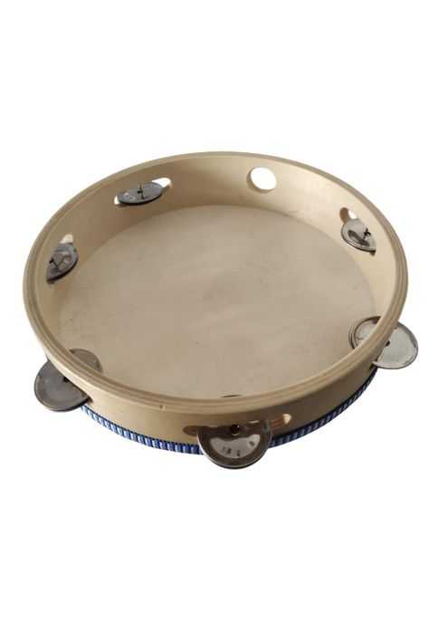 Pandereta de madera 10 pulgadas RMX PA-99 azul-1