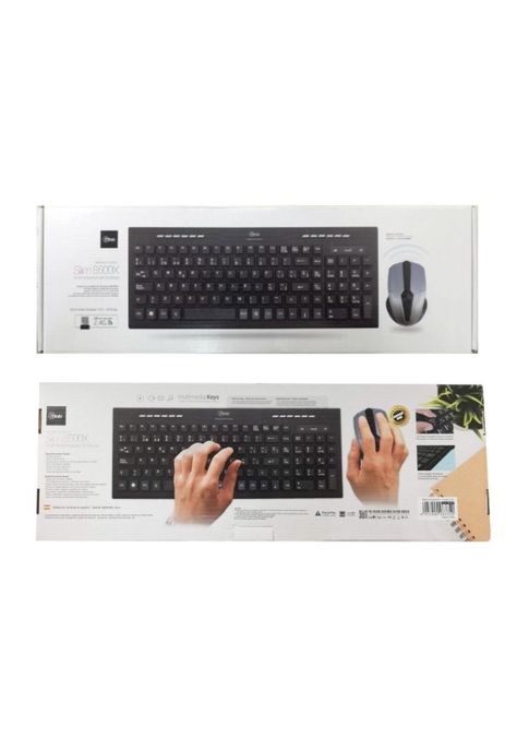 Kit Combo Teclado y Mouse Inalámbrico Mlab Slim 8500X-2