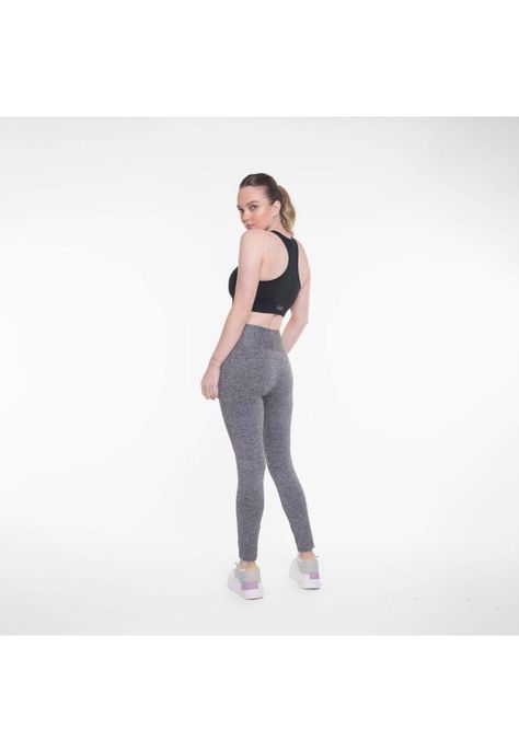 Legging Long Basic Charcoal-1