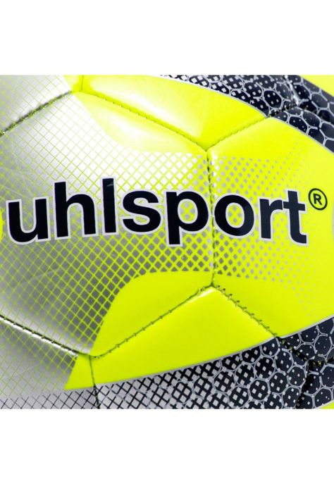 Pelota Futbol Elysia Replica Amarillo Fluor/Azúl/Plata N°5 Uhlsport-1
