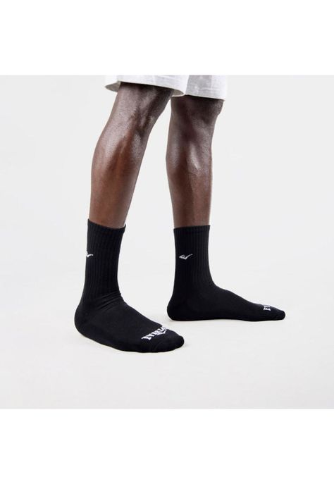 Tripack Calcetines Crew Negro Everlast-1