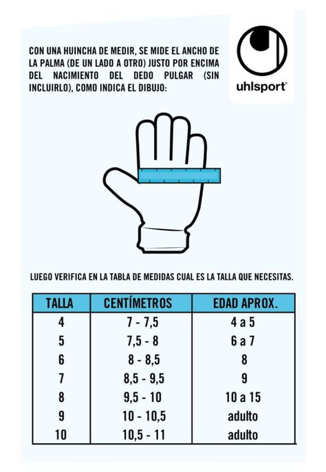 Guantes Arquero Hyperact Starter Soft Uhlsport-2