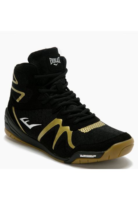 Zapatillas De Boxeo Everlast Pivt Negro/Oro-0