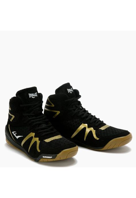 Zapatillas De Boxeo Everlast Pivt Negro/Oro-1