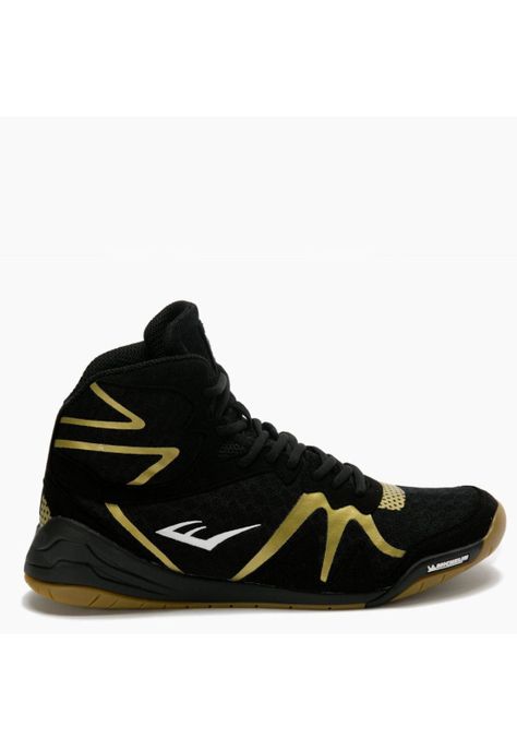 Zapatillas De Boxeo Everlast Pivt Negro/Oro-3