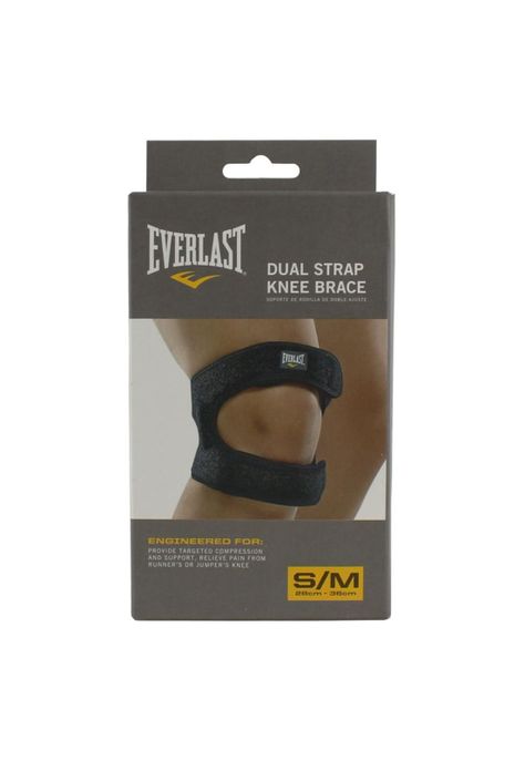 Rodillera Doble Strap Negro Everlast-0