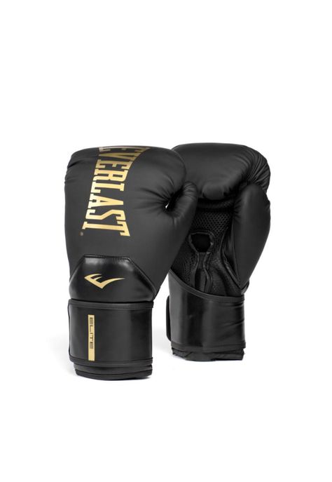 Guantes de Boxeo Elite 2 Negro/ Dorado Everlast-0