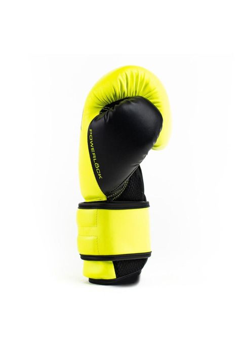 Guantes De Box Powerlock 2 Tr Hook & Loop  Am Neon / Negro-1