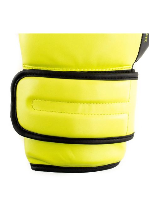 Guantes De Box Powerlock 2 Tr Hook & Loop  Am Neon / Negro-3