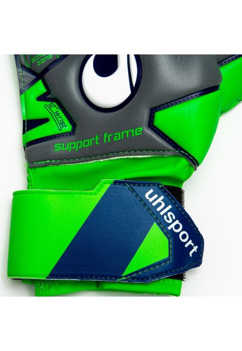 Guantes Arquero Uhl Tensiongreen Starter Soft Gr/Ve/Az-1