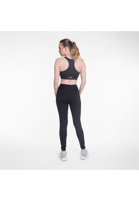 Legging Long Basic Negro Everlast-1