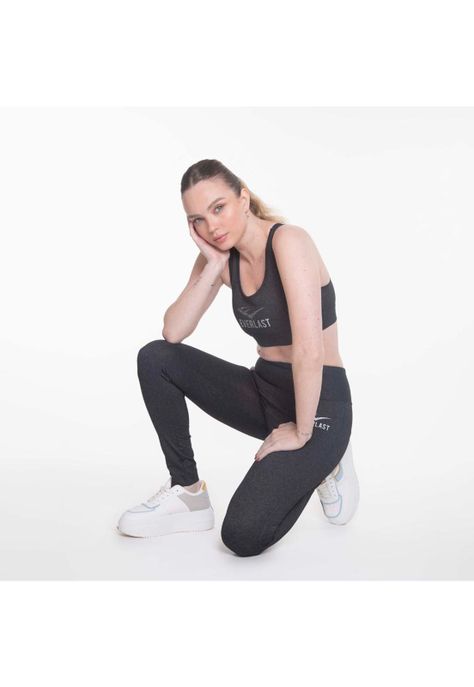 Legging Long Basic Titanio Everlast-4