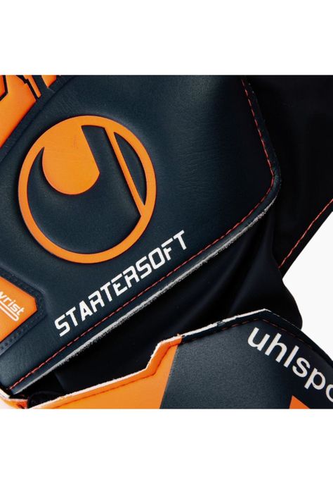 Guantes Arquero Uhl Next Level Starter Soft Naranja/negro Fluor-1