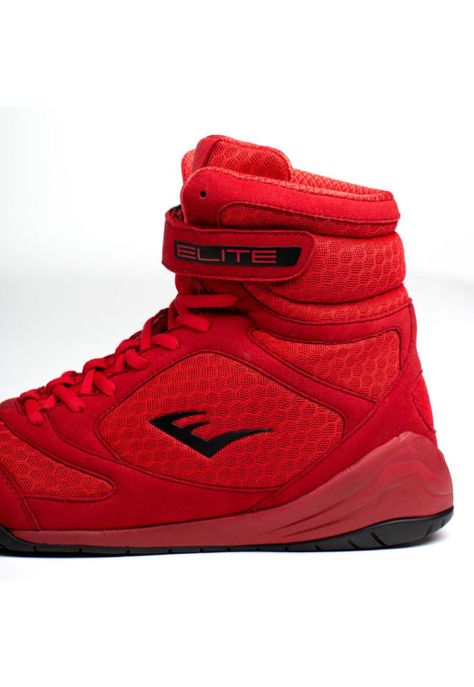 Zapatillas De Boxeo Everlast Elite Pro 2 Rojo-5