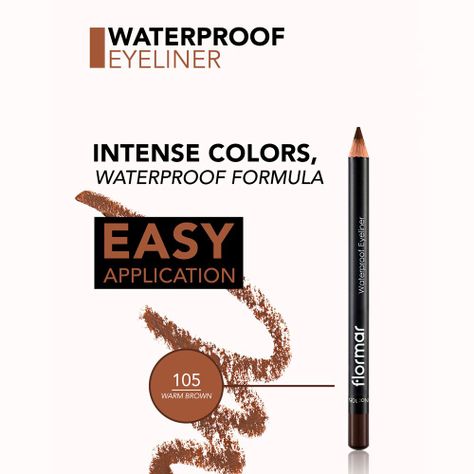 Delineador Waterproof Eyeliner Warm Brown-3