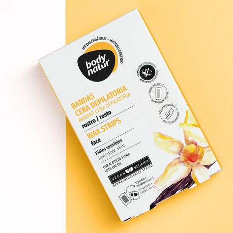 Bandas Cera Depilatoria Facial Piel Sensible-1