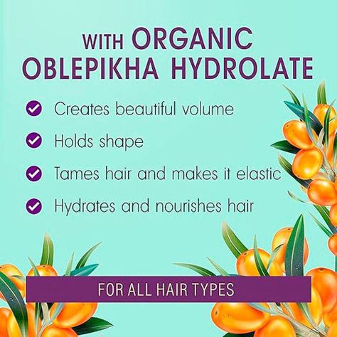 Mousse Voluminizador Organic Oblepikha Hydrolate 170 ml-2
