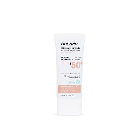 Crema Facial Solar con Vit B3 SPF50 50 ml-0