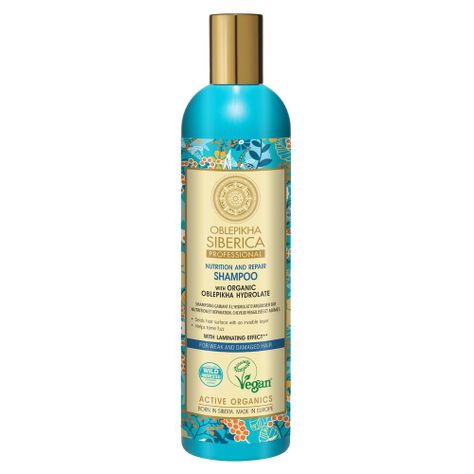 Shampoo Cabello Débil y Dañado Organic Oblepikha 400 ml-0