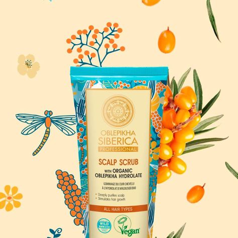 Exfoliante Scalp Organic Oblepikha Hydrolate 200 ml-1