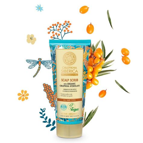 Exfoliante Scalp Organic Oblepikha Hydrolate 200 ml-2