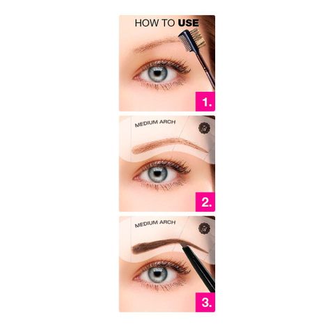 Kit de Plantillas para Cejas Perfect Brow Trio-1