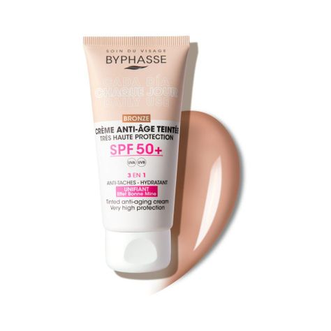 Crema Facial Antiedad Con Color Bronze Spf 50+ 50Ml-0