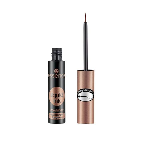 Essence Eyeliner Liquid Ink Marrón Resistente Al Agua-0