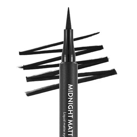 Delineador Midnight Matte Eyeliner Black-3