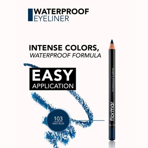 Delineador Waterproof Eyeliner Navy Blue-3