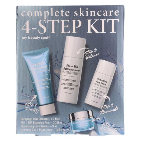 SET DE CUIDADO FACIAL COMPLETE SKINCARE 4-STEP KIT-0