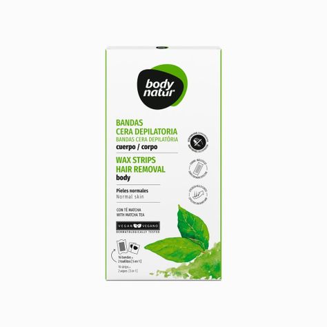 Bandas Cera Depilatoria Corporal Piel Normal-5