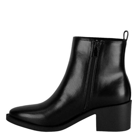 Botín Valentino Negro Takones-2