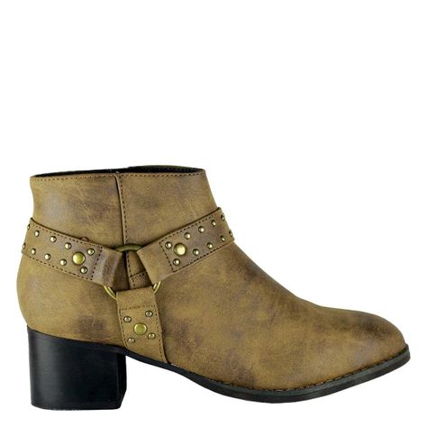 Botín Zac Taupe Casual Takones-0