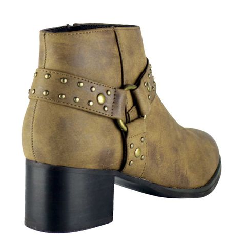 Botín Zac Taupe Casual Takones-3